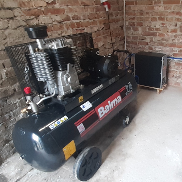 Pístový kompresor Balma 5,5/270